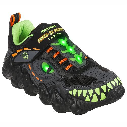pantofi copii sport SAURUS LIGHTS 400112L negru