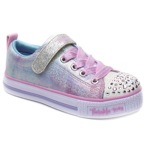 pantofi copii fete sport lights 314049L roz