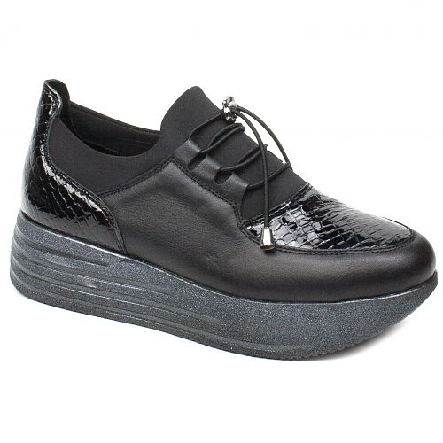 pantofi dama 3012(2) negru lac