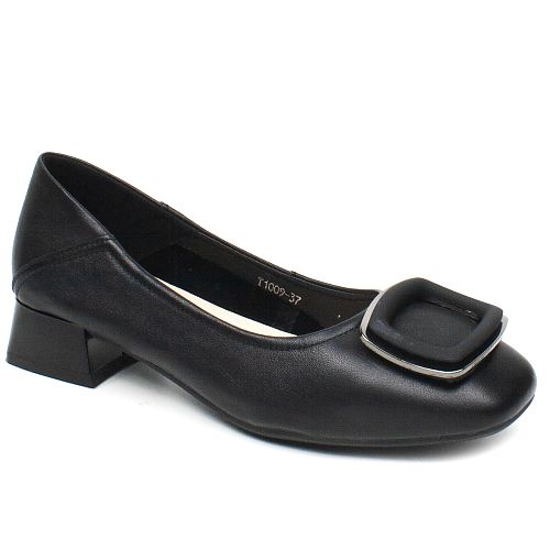 pantofi dama T1D2105 1 01 N  negru