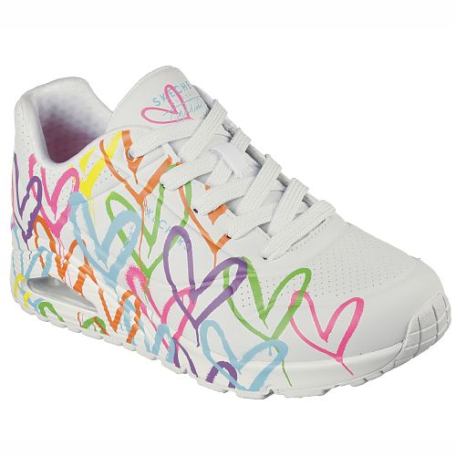 pantofi dama sport UNO HIGHLIGHT LOVE 177981 WHITE/MULTICOLOUR