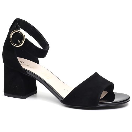 sandale dama 9973 negru velur