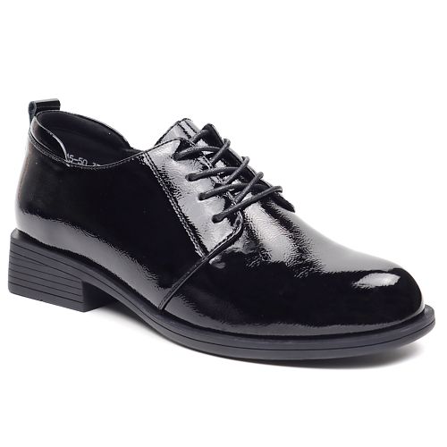 pantofi dama 200415 50 negru lac