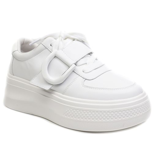 sneakers dama E23070 alb