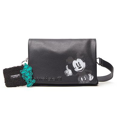 geanta dama negru Mickey Mouse