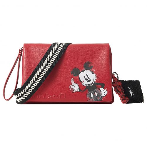 geanta dama rosu Mickey Mouse